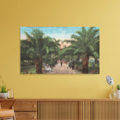 Tampa, FL - Uitzicht van de Ingang van het Park Ba Canvas Afdruk (Insitu (Woonkamer))