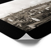 Tampa FL Waterfront Foto 1913 Poster (Hoek)