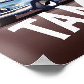 Tampa Florida auto reisposter Poster (Hoek)