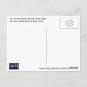 Tampa, Florida bij zonsopgang van Davis Islands. Briefkaart (Achterkant)