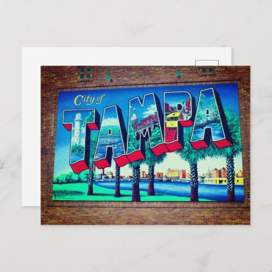 Tampa Florida Briefkaart (Voorkant / Achterkant)