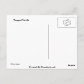 Tampa-Florida Briefkaart (Achterkant)