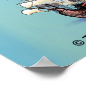 Tampa Florida Cartoon Map Poster (Hoek)