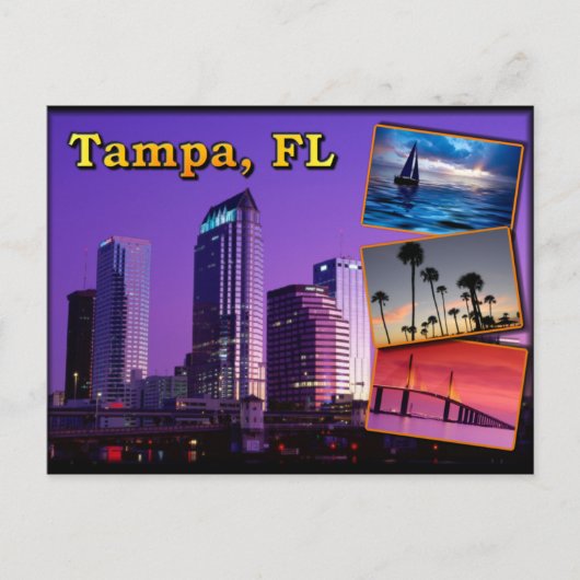 Tampa, Florida - de staat van de zon Briefkaart (Voorkant)