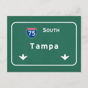 Tampa Florida fl Interstate Highway Freeway : Briefkaart