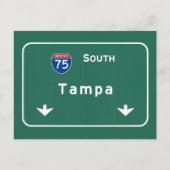 Tampa Florida fl Interstate Highway Freeway : Briefkaart (Voorkant)