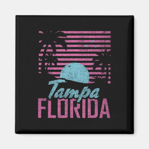 Tampa Florida Fl Sinaasappel Staat Miami Sfeer Str Magneet