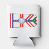 Tampa Florida Flag Blikjeskoeler (Achterkant)