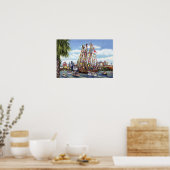 Tampa Florida Gasparilla Festival Poster (Keuken)