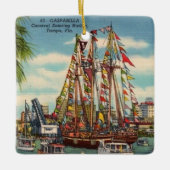 Tampa Florida Gasparilla Keramisch Ornament (Voorkant)
