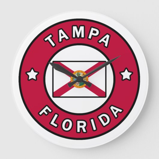 Tampa Florida Grote Klok (Voorkant)