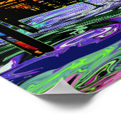 Tampa, Florida in graffiti Poster (Hoek)