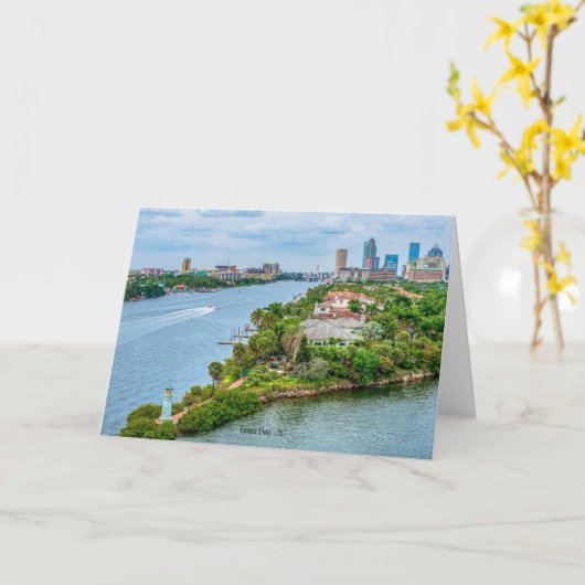 Tampa, Florida Kaart (Gele Bloem)