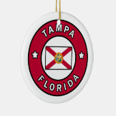 Tampa Florida Keramisch Ornament (Rechts)