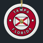 Tampa Florida Keramisch Ornament<br><div class="desc">Tampa Florida</div>