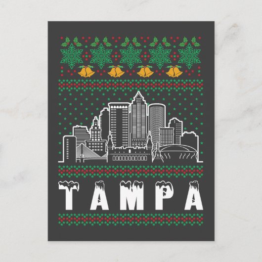 Tampa Florida Lelijke Kerstmis Briefkaart (Voorkant)