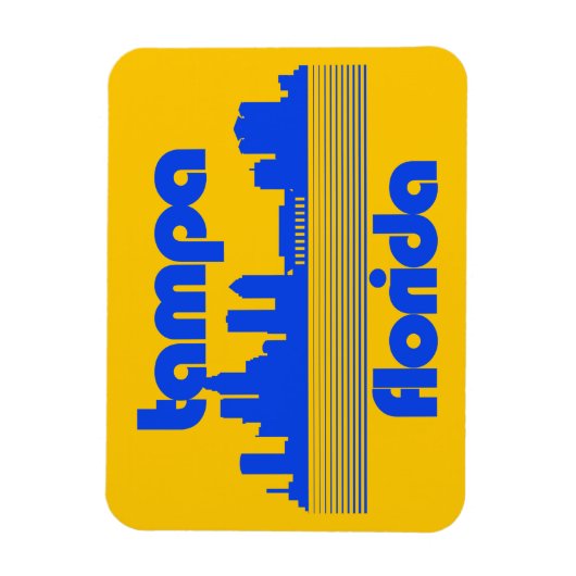 Tampa Florida Magneet (Verticaal)