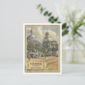 Tampa Florida Metropolis Vintage jaren 1920 Briefkaart (Staand voorkant)