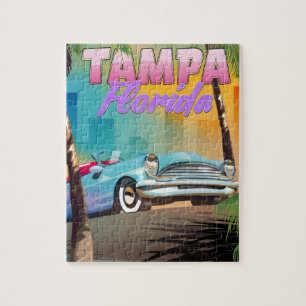 Tampa Florida mooie reisposter. Legpuzzel