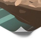 Tampa Florida mooie reisposter. Poster (Hoek)