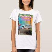 Tampa Florida mooie reisposter. T-shirt (Voorkant)