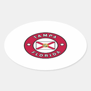 Tampa Florida Ovale Sticker