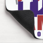 Tampa Florida Patriotic Mousepad Muismat (Hoek)