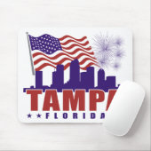 Tampa Florida Patriotic Mousepad Muismat (Met muis)