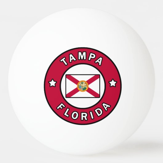 Tampa Florida Pingpongbal (Voorkant)