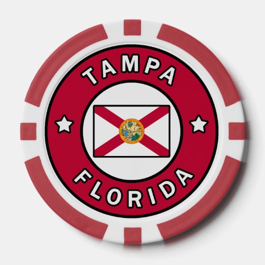 Tampa Florida Poker Chips (Voorkant)