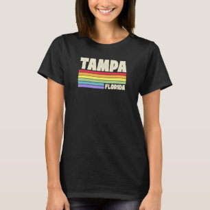Tampa Florida Pride Rainbow Flag Gay Pride Merch Q T-shirt