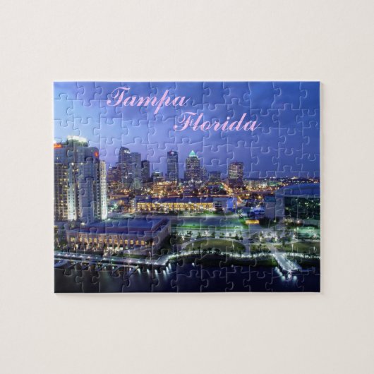 Tampa Florida Puzzle Legpuzzel (Horizontaal)