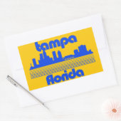 Tampa Florida Rechthoekige Sticker (Envelop)