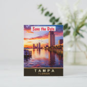 Tampa, Florida, Reisbriefkaart,  Save The Date (Staand voorkant)