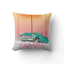 Tampa Florida Reisposter in vintage stijl