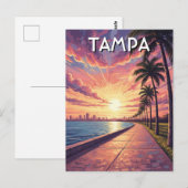 Tampa Florida Reizen Briefkaart (Voorkant / Achterkant)