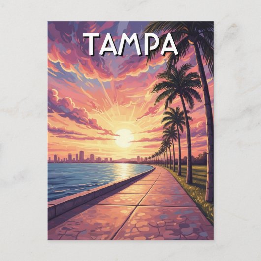 Tampa Florida Reizen Briefkaart (Voorkant)