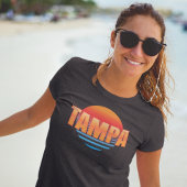 Tampa Florida Retro Sunset T-Shirt
