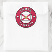 Tampa Florida Ronde Sticker (Tas)