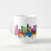 Tampa Florida Silhouet Koffiemok (Voorkant links)