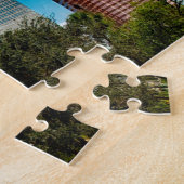 Tampa Florida Silhouet. Legpuzzel (Zijkant)