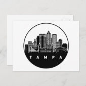 Tampa Florida Skyline Briefkaart (Voorkant / Achterkant)