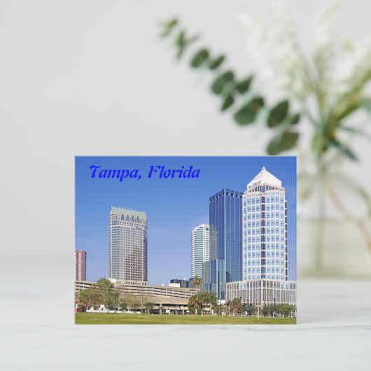 Tampa, Florida skyline Briefkaart (Staand voorkant)