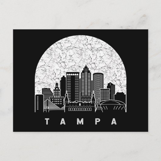 Tampa Florida Skyline Briefkaart (Voorkant)