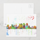 TAMPA, FLORIDA SKYLINE BRIEFKAART (Voorkant / Achterkant)