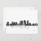 TAMPA, FLORIDA SKYLINE BRIEFKAART (Voorkant / Achterkant)