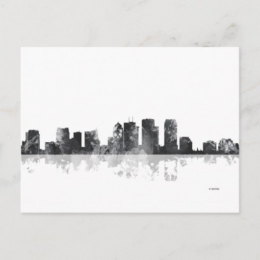 TAMPA, FLORIDA SKYLINE BRIEFKAART (Voorkant)