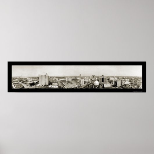 Tampa, Florida Skyline Foto 1921 Poster (Voorkant)