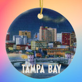 Tampa Florida Skyline Keramisch Ornament