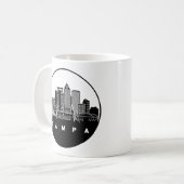 Tampa Florida Skyline Koffiemok (Voorkant links)